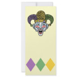 Mardi Gras Jester rack cards