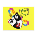 Mardi Gras Mask Apparel and Gifts! postcards