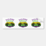 Mardi Gras Mask Bumper Stickers