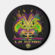 Mardi-Gras-Mask-The-Queen-V-4 Magnets