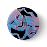 Mardi Gras Masks Button