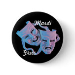 Mardi Gras Masks Button