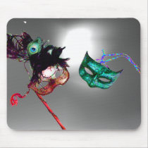 MARDI GRAS MASQUERADE white,grey