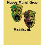 Mardi Gras Mobile, AL t-shirts