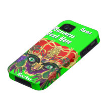Mardi Gras Mythology Bacchus View Hints Please Case-Mate iPhone 4 Covers