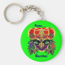 Mardi Gras Mythology Bacchus View Hints Please Key Chains