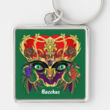 Mardi Gras Mythology Bacchus View Hints Please Keychains