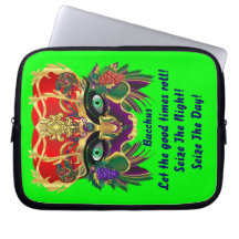 Mardi Gras Mythology Bacchus View Hints Please Laptop Sleeves
