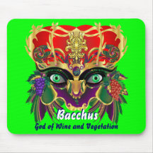 Mardi Gras Mythology Bacchus View Hints Please Mouse Pad