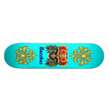 Mardi Gras Mythology Bacchus View Hints Please Custom Skate Board