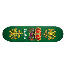 Mardi Gras Mythology Bacchus View Hints Please Skate Board Decks