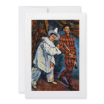 Mardi Gras painting by Paul Cezanne classic art invitations
