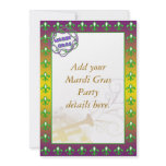 Mardi Gras Party Invitation