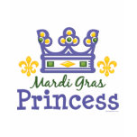 Mardi Gras Princess Kids Ringer T shirt