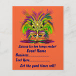 Mardi Gras Queen 4.5" x 5.6" View Notes Please Custom Flyer