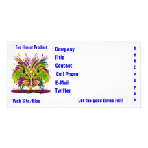 Mardi Gras Queen View Notes Please Photo Greeting Card