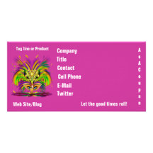 Mardi Gras Queen View Notes Please Customized Photo Card