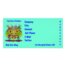 Mardi Gras Queen View Notes Please Photo Greeting Card