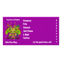 Mardi Gras Queen View Notes Please Customized Photo Card
