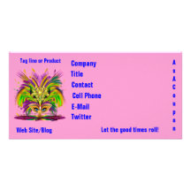 Mardi Gras Queen View Notes Please Personalized Photo Card
