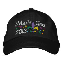 Mardi Gras - SRF Embroidered Baseball Caps