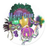 Mardi Gras Stickers