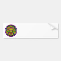 Mardi-Gras-The-Queen-Candle-1 Bumper Sticker