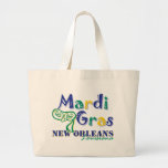 Mardi Gras Tri Mask Canvas Bag