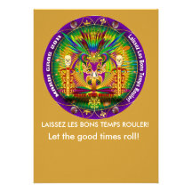 Mardi Gras Witch Doctor-Skull V-1 Custom Announcements
