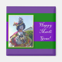 Mardis Gras Clown magnet