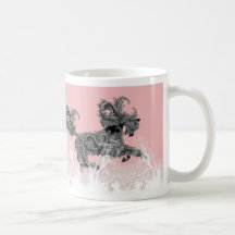 'Mare of Nights' mug in pink
