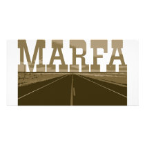 Marfa Texas Personalized Photo Card