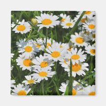 Margaret flowers fridge magnet