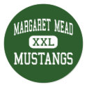 Margaret Mead - Mustangs - Elk Grove Village stickers