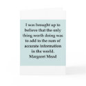 margaret mead quote cards