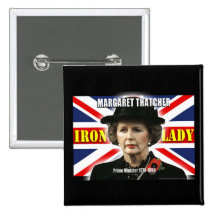 Margaret Thatcher Prime Minister Pin