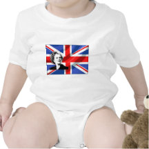 Margaret Thatcher Union Jack Bodysuits