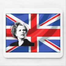 Margaret Thatcher Union Jack Mousepad
