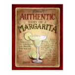 margarita recipe postcard