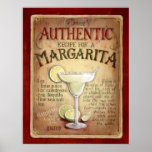 margarita recipe posters