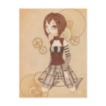 Margo - Steampunk Post Card postcards