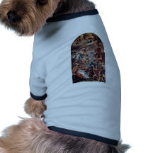 Maria Gloria With Archangel Gabriel And St. Eusebi Pet Shirt