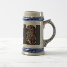 Maria Gloria With Archangel Gabriel And St. Eusebi Mug