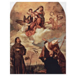 Maria In Glory With Christ Child And Angels flyers