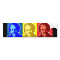 Maria Montessori Pop-Art Bumper Sticker bumper stickers