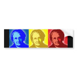 Maria Montessori Pop-Art Bumper Sticker bumper stickers
