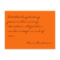 Maria Montessori Quote No. 3 Post Card postcards