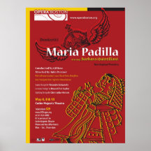 Maria Padilla Show Poster, May 2011