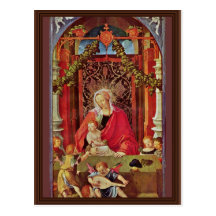 Maria With The Child By Leyden Lucas Van (Best Qua Post Cards
