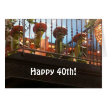 MARIACHI BAND SAYS HAPPY 40th Card
